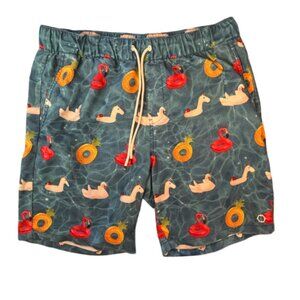 Empyre Light Blue Swim Shorts with Floaties Print